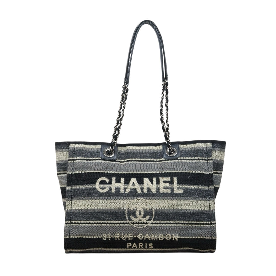 Good ( Rank AB)? CHANEL Canvas Tote Bag  Made In 2018-2019 Year?P25062703