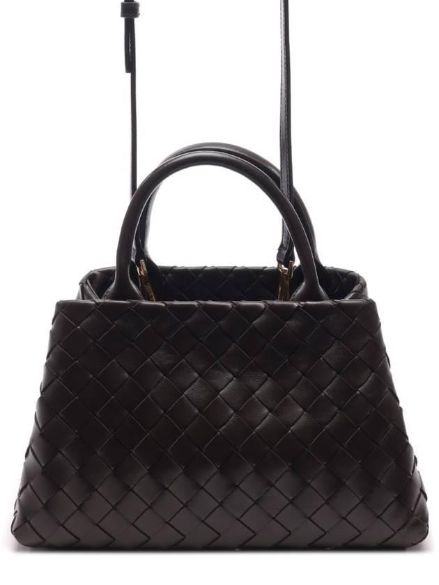 Bottega Veneta Intrecciato New Roma Tote Bag Brown