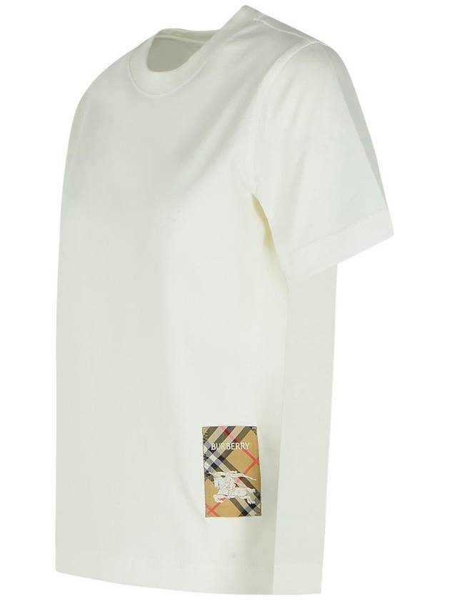 Burberry Burberry White Cotton T-Shirt