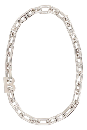 BALENCIAGA Elegant 48 cm Women's Silver Necklace