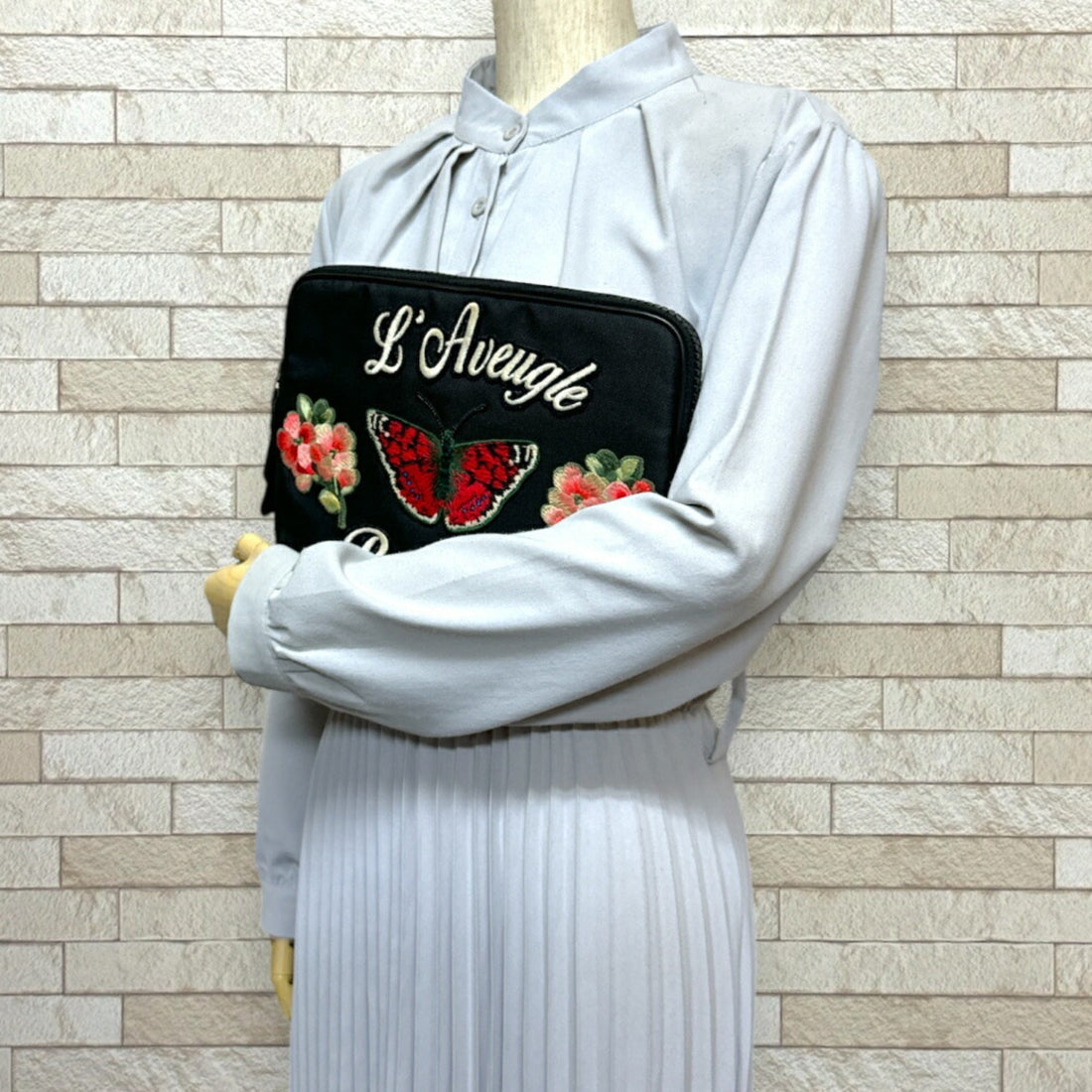 Gucci  Canvas Clutch Bag