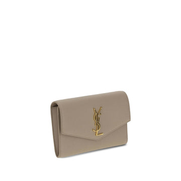 Saint Laurent Neutrals Clutch Bags Women