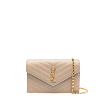 Saint Laurent Neutrals Clutch Bags Women