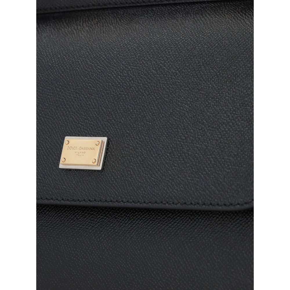 Dolce & Gabbana Black Tote Bags Women
