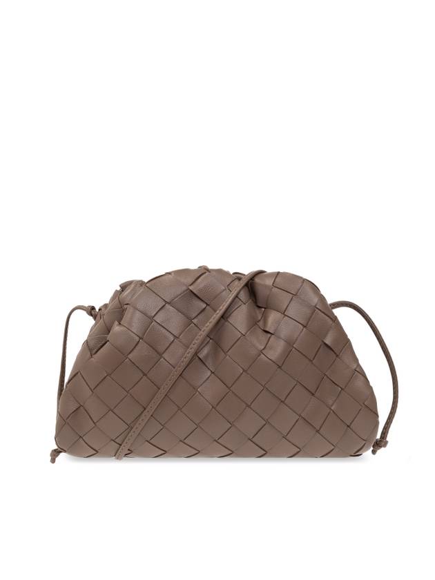 Bottega Veneta Intrecciato Mini Pouch Bag Brown
