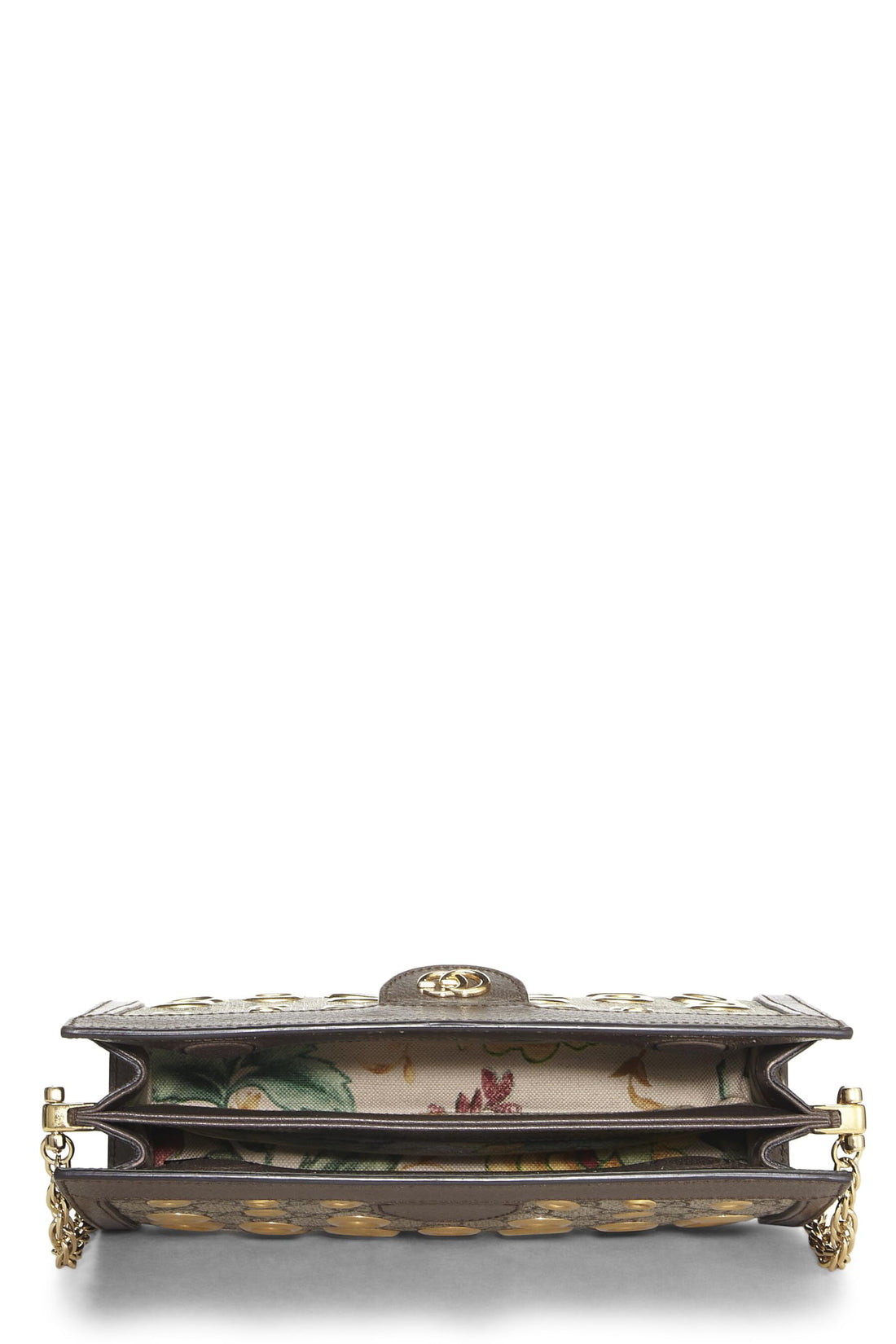 Gucci, Original GG Supreme Canvas Ophidia Grommet Shoulder Bag Small, Brown