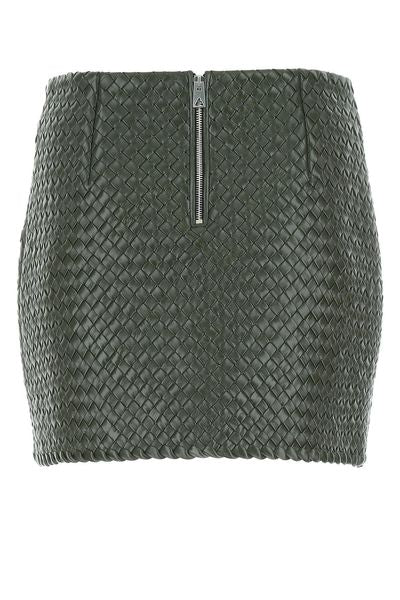 BOTTEGA VENETA Women’s Leather Mini Skirt