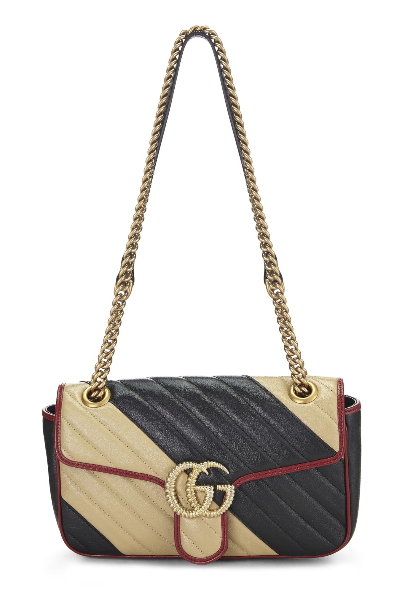 Gucci, Multicolor Leather Torchon GG Marmont Shoulder Bag Small, Multi