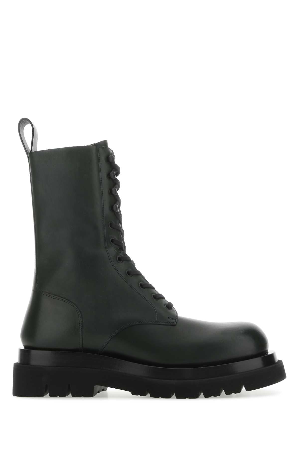 BOTTEGA VENETA Men's Leather Lug Ankle Boots