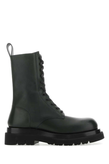 BOTTEGA VENETA Men's Leather Lug Ankle Boots