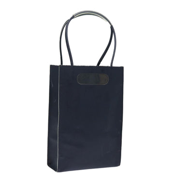 Top Quality Chanel Hand Bag Enamel Navy CC Auth 71573