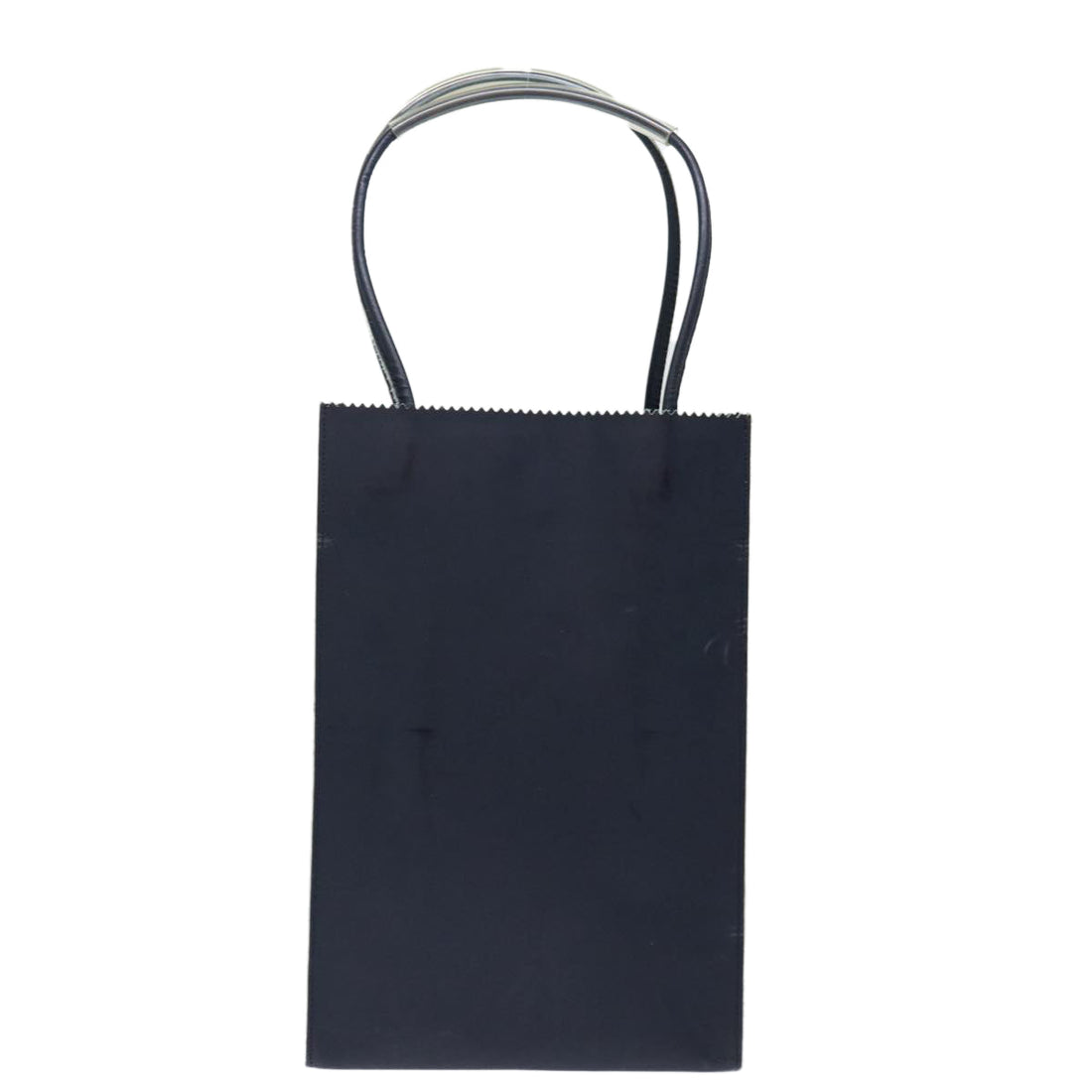 Top Quality Chanel Hand Bag Enamel Navy CC Auth 71573