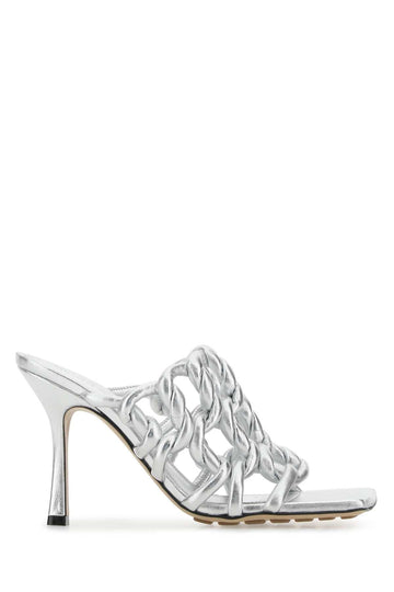 BOTTEGA VENETA Leather Stretch Flat Sandals for Women