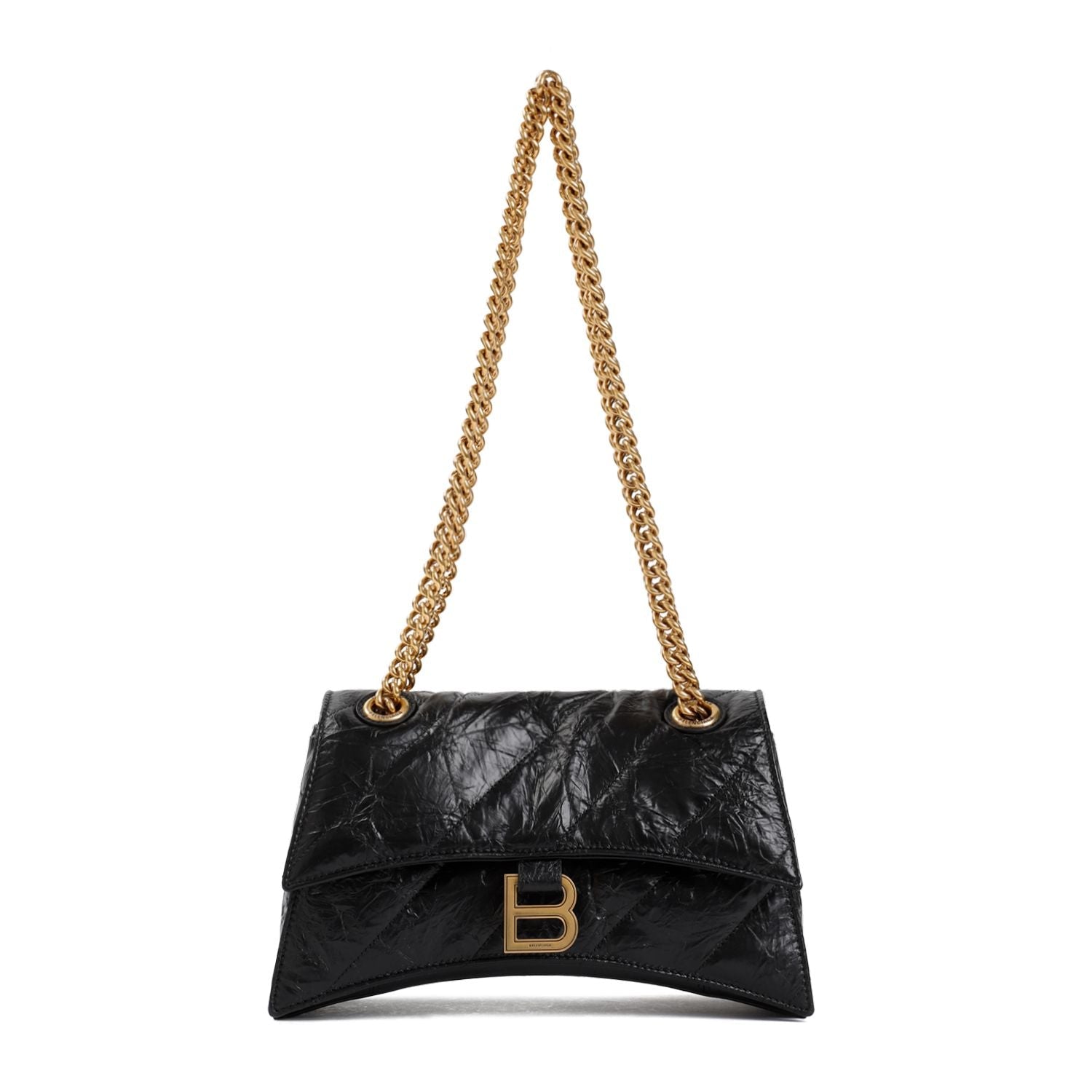BALENCIAGA Mini Crush Chain Crossbody Bag
