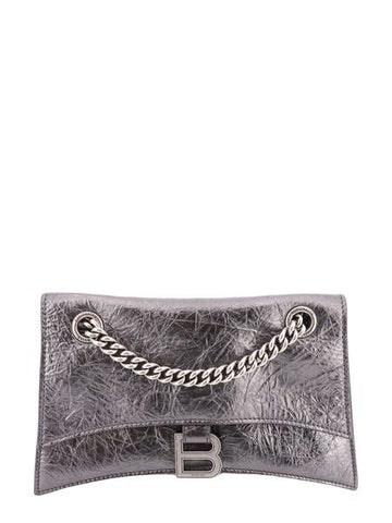 BALENCIAGA Mini Creased Effect Shoulder Handbag