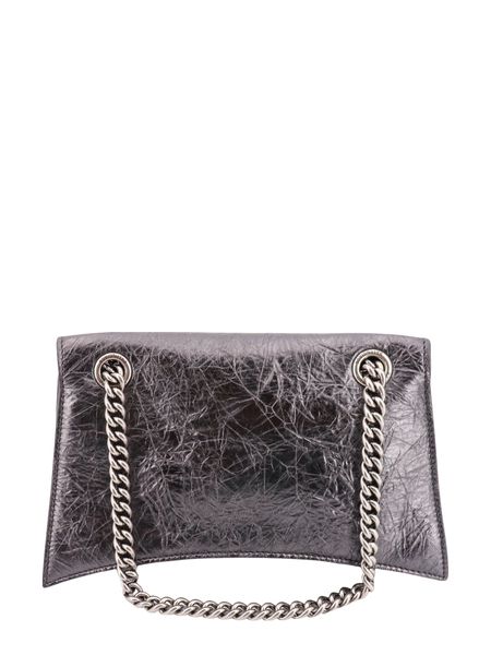 BALENCIAGA Mini Creased Effect Shoulder Handbag