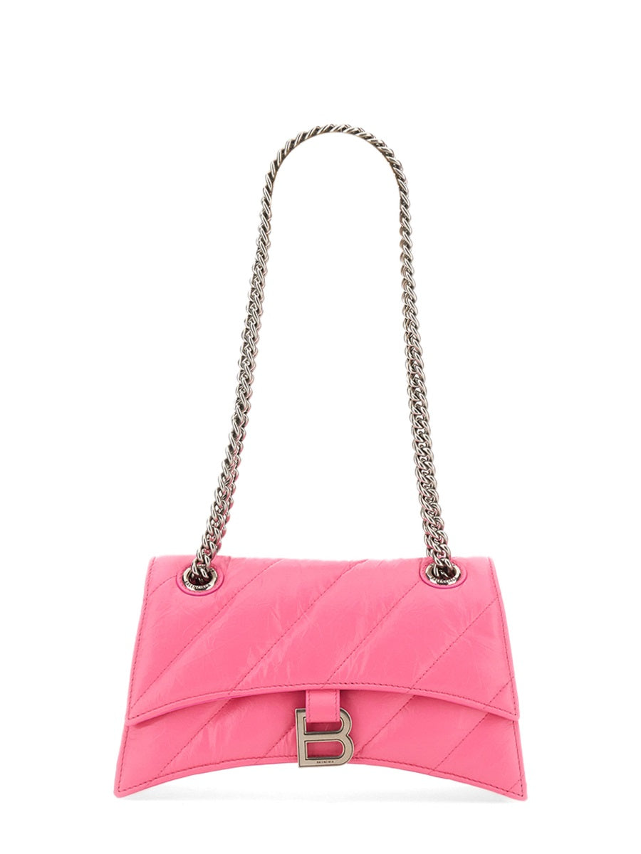 BALENCIAGA Mini Crush Adjustable Chain Shoulder Bag