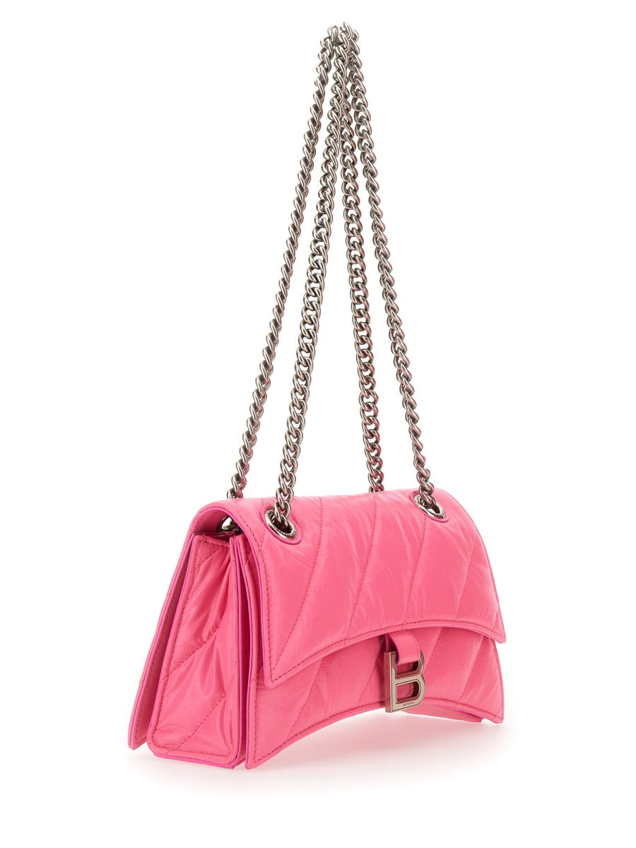 BALENCIAGA Mini Crush Adjustable Chain Shoulder Bag
