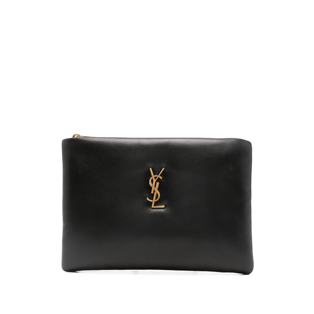 Saint Laurent Black Clutch Bags Women