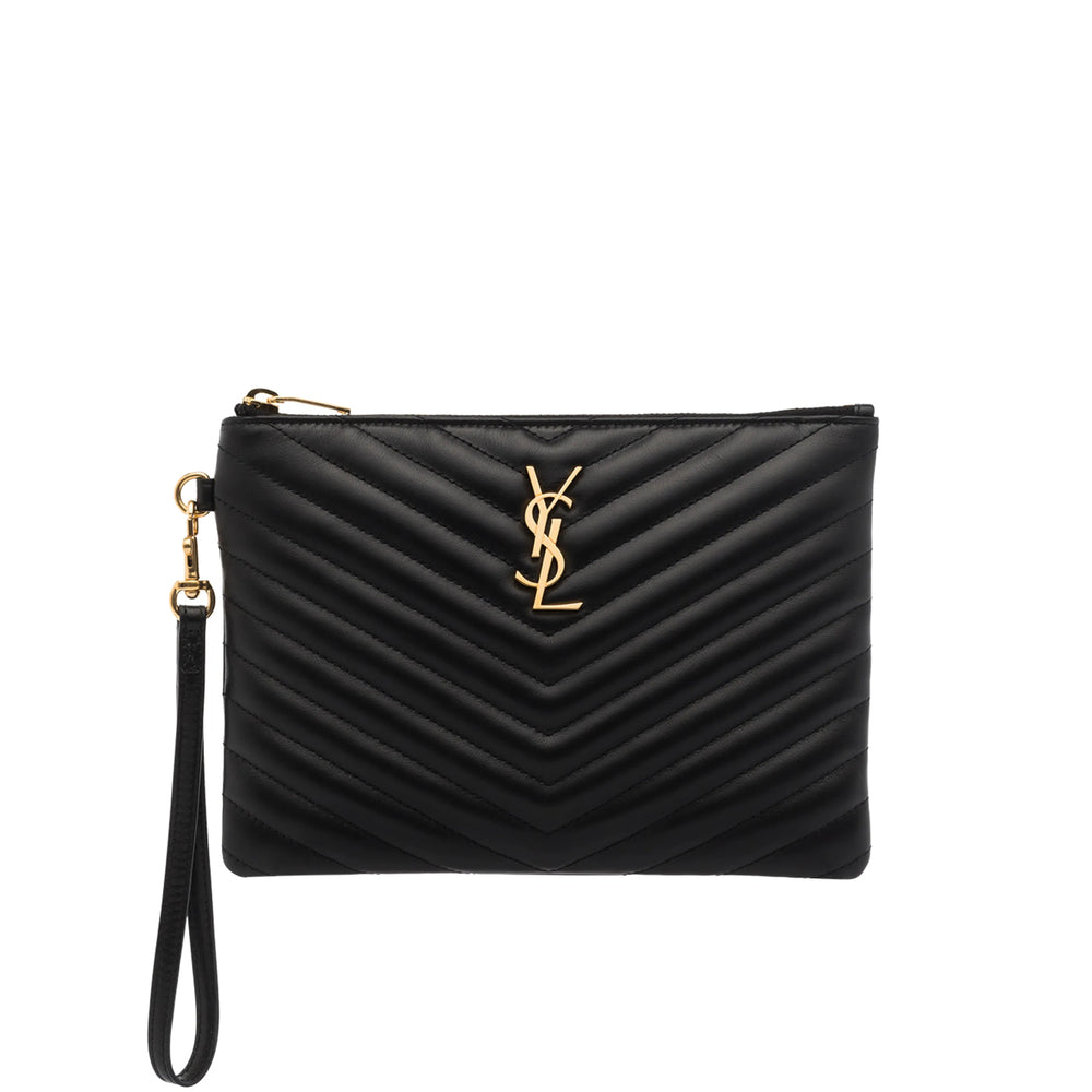 Saint Laurent Black Clutch Bags Women