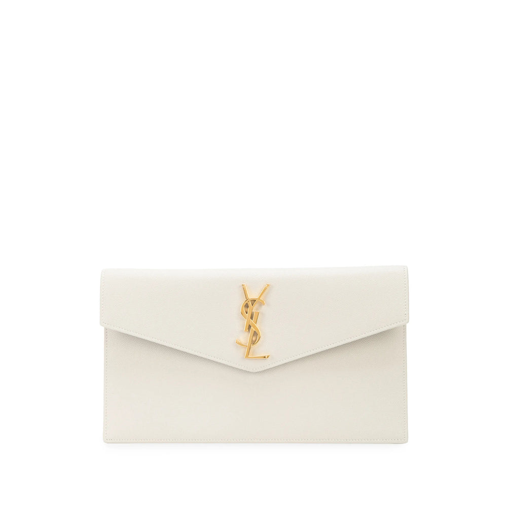 Saint Laurent White Clutch Bags Women