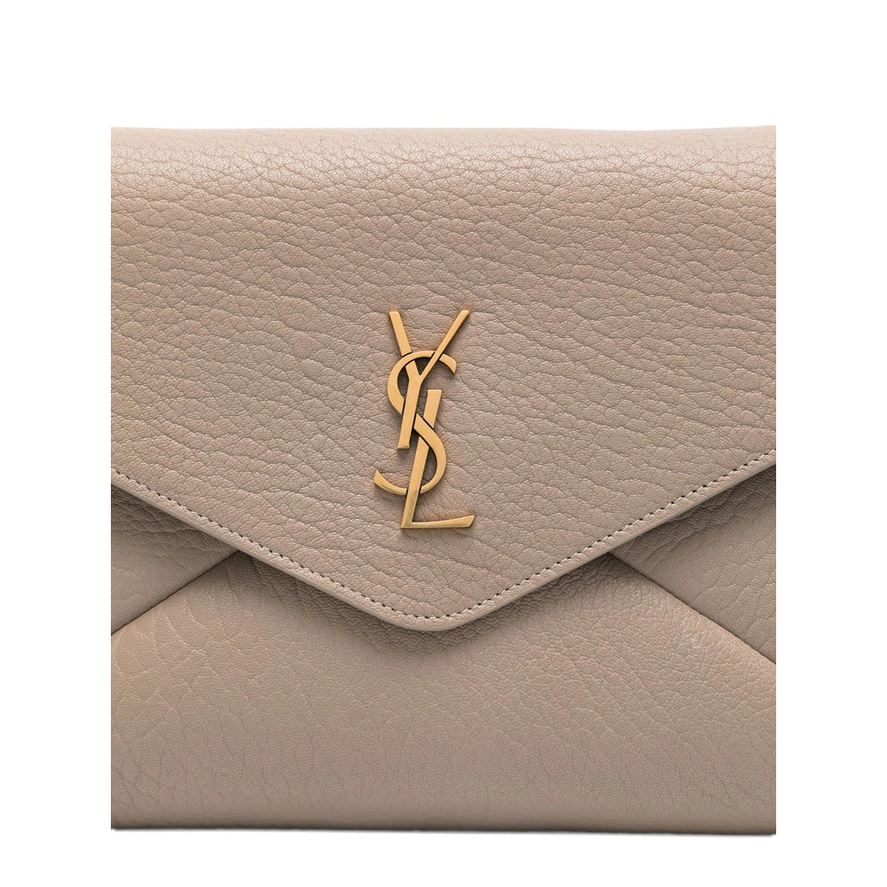 Saint Laurent Grey Clutch Bags Women