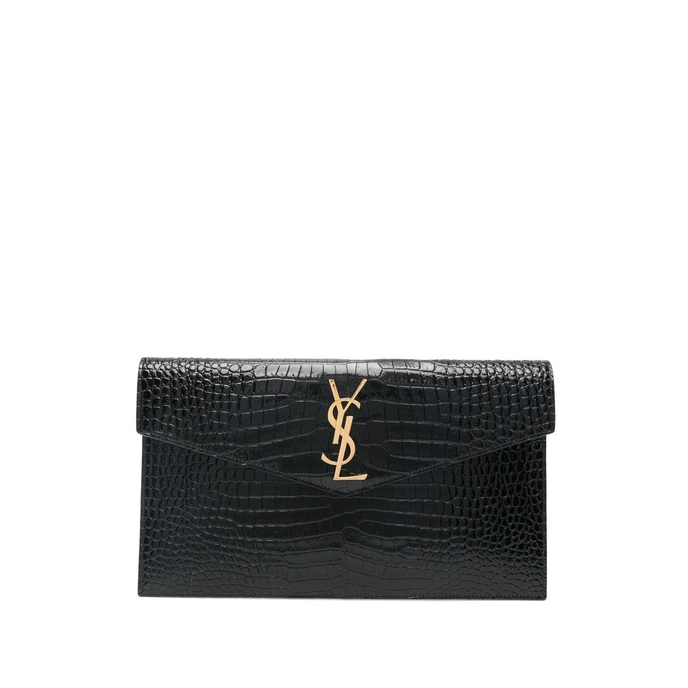 Saint Laurent Black Clutch Bags Women