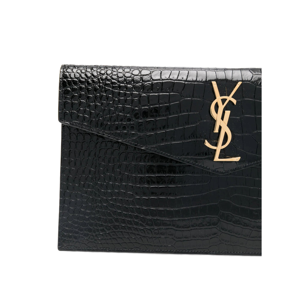 Saint Laurent Black Clutch Bags Women