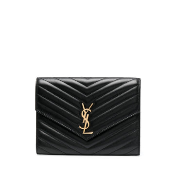 Saint Laurent Black Clutch Bags Women