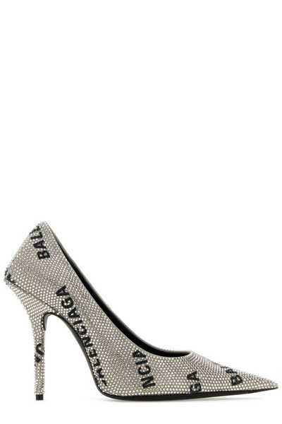 BALENCIAGA Pointed Square Knife Pumps - 11cm Heel