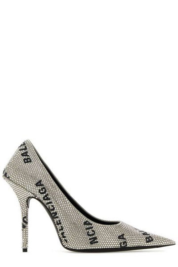 BALENCIAGA Pointed Square Knife Pumps - 11cm Heel