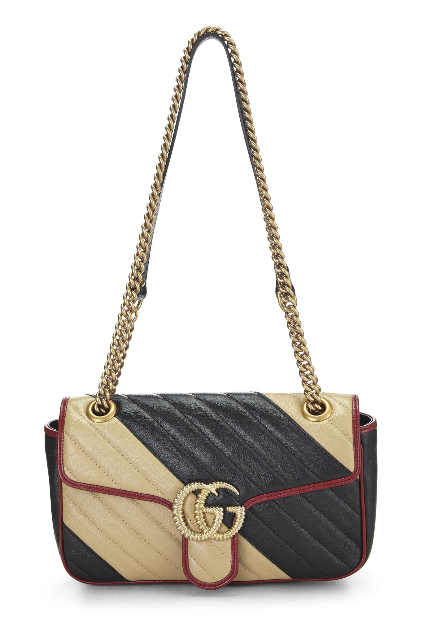 Gucci, Multicolor Matelassé Leather Marmont Shoulder Bag, Multi