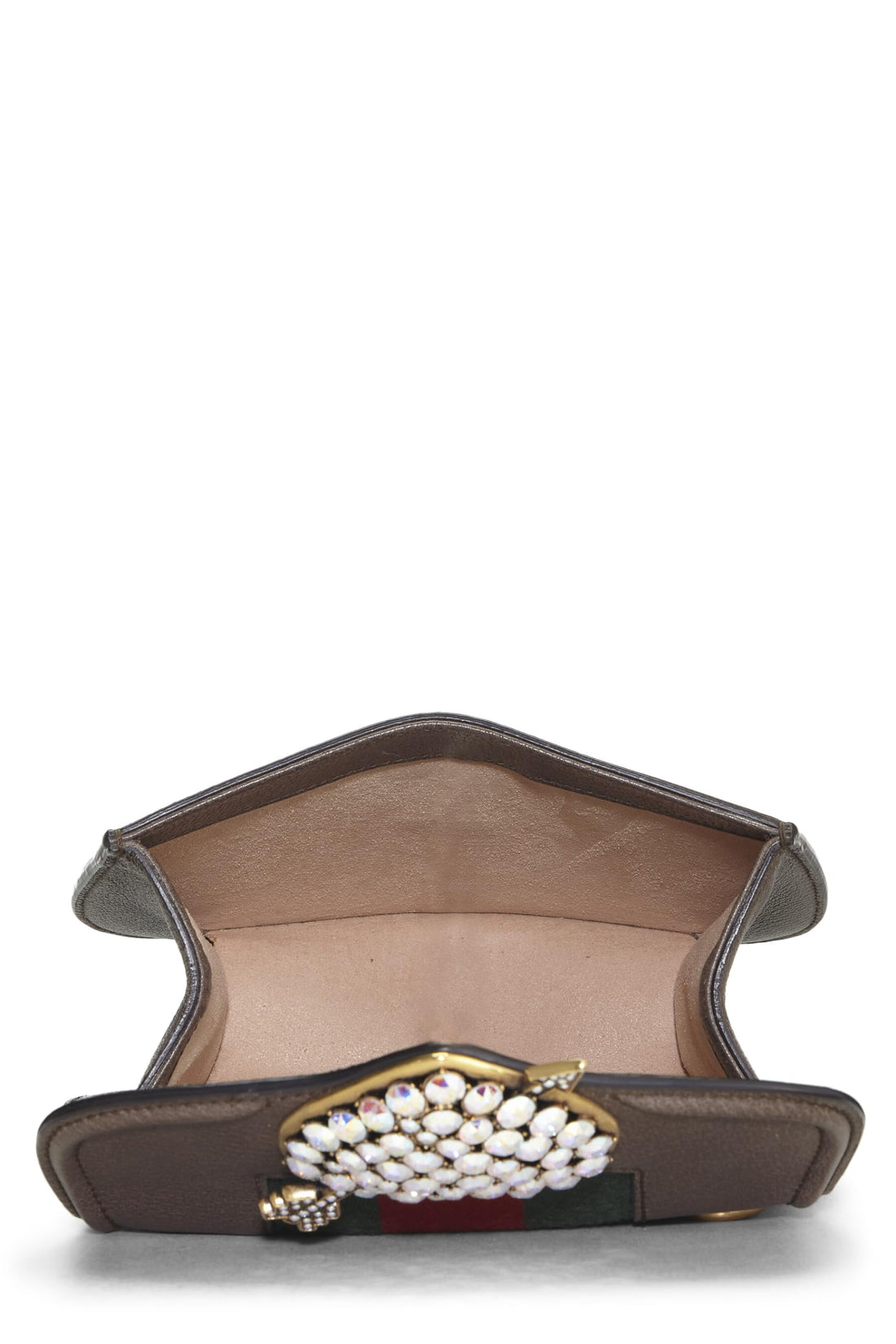 Gucci, Brown Leather Linea Shoulder Bag Small, Brown