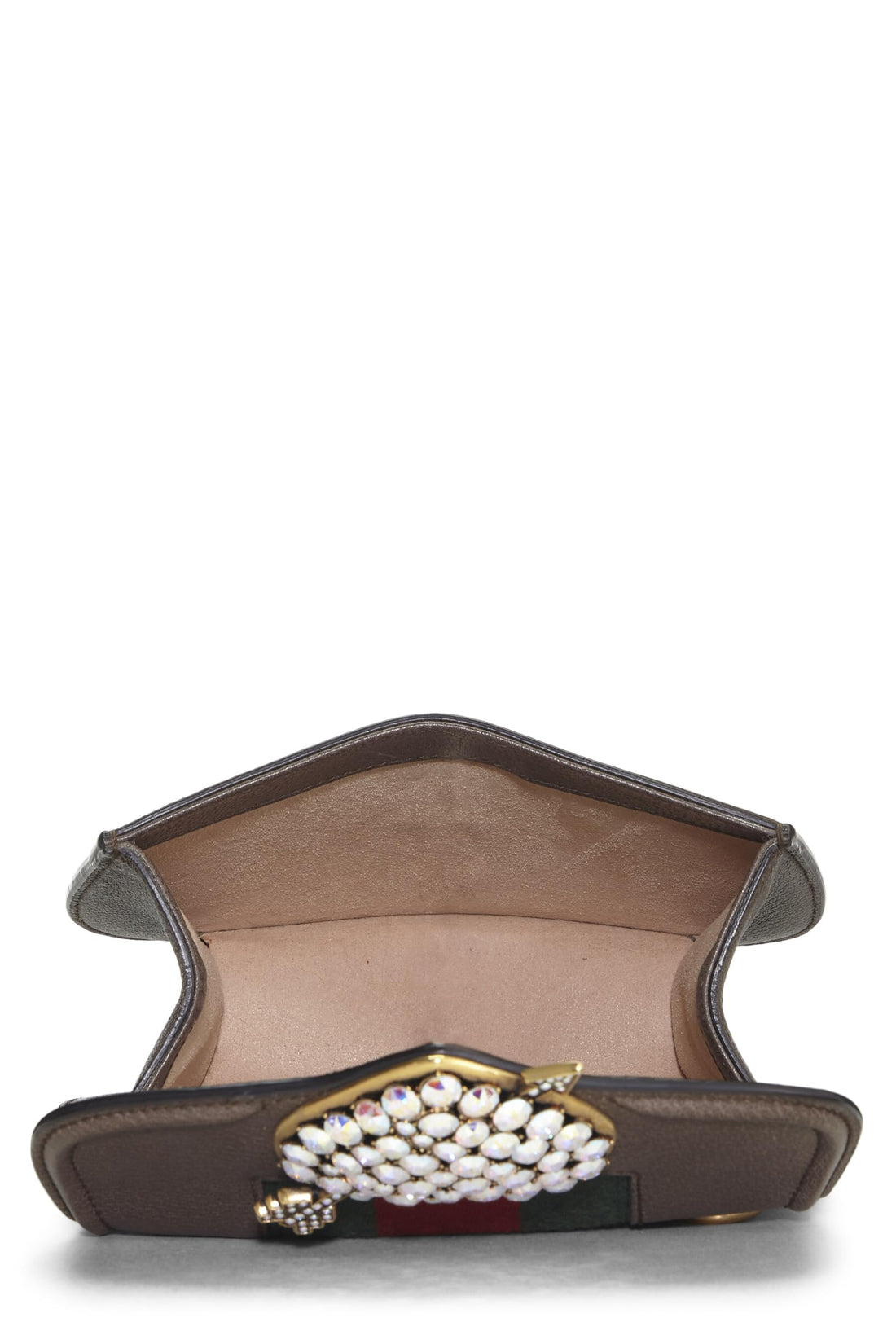 Gucci, Brown Leather Linea Shoulder Bag Small, Brown