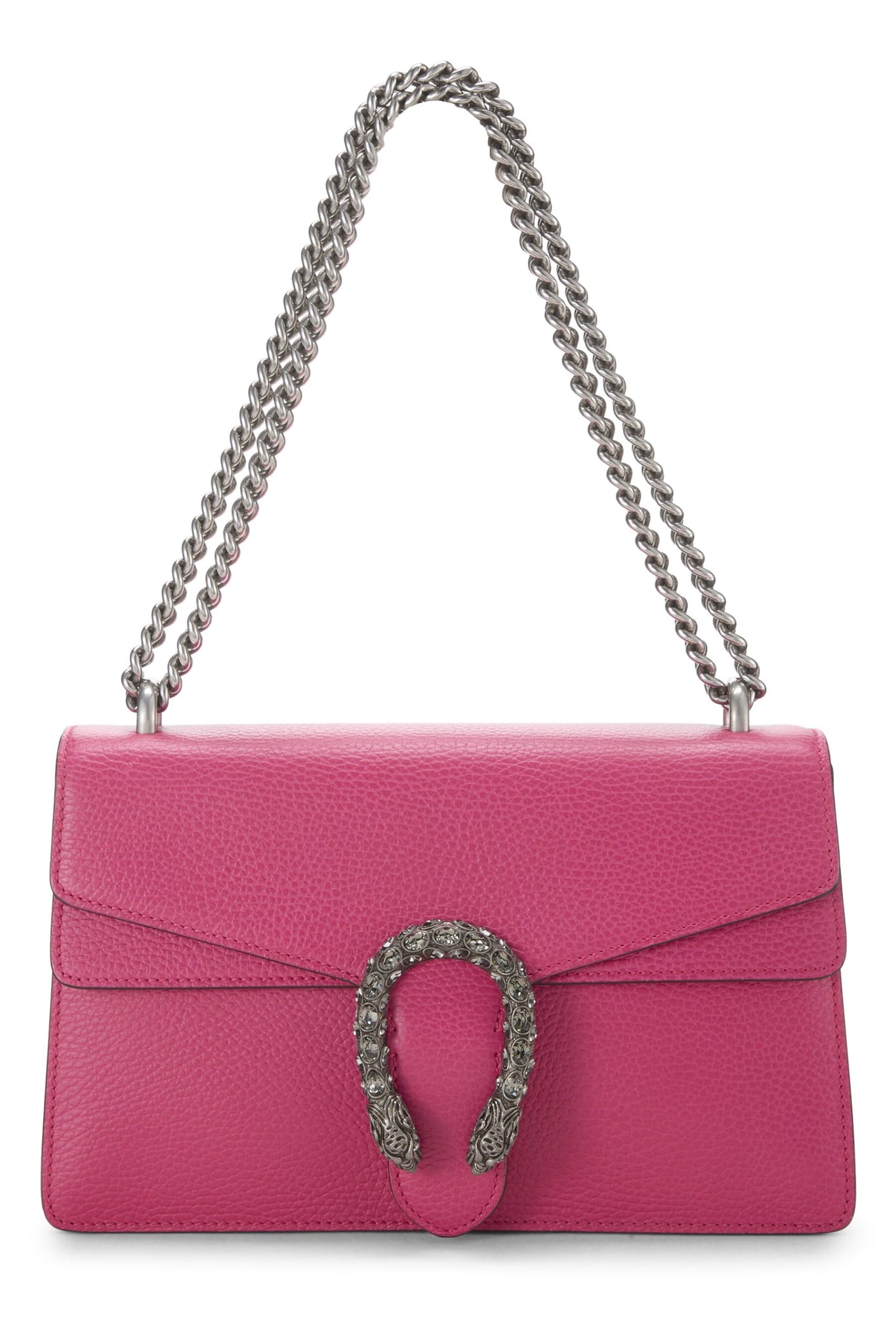 Gucci, Pink Leather Dionysus Shoulder Bag Small, Pink