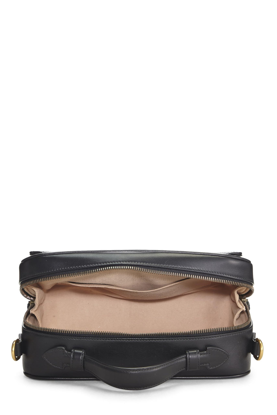 Gucci, Black Leather GG Marmont Shoulder Bag Small, Black