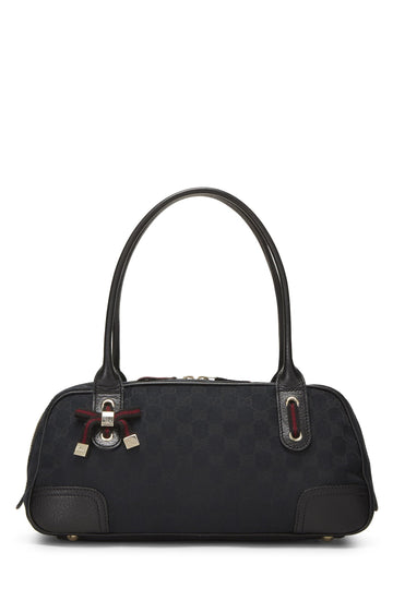Gucci, Black GG Canvas Princy Shoulder Bag, Black