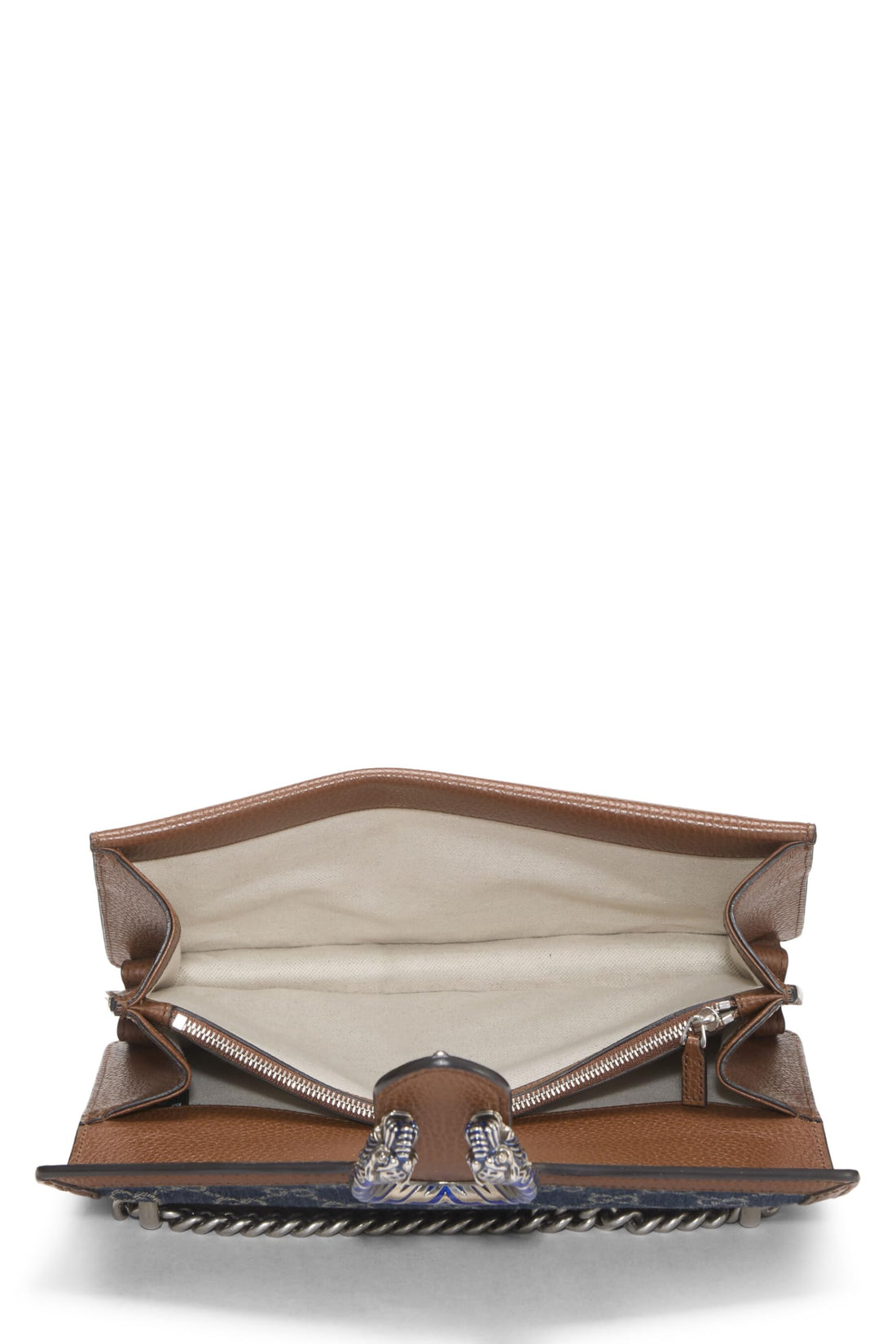 Gucci, Blue Denim Dionysus Shoulder Bag Small, Blue