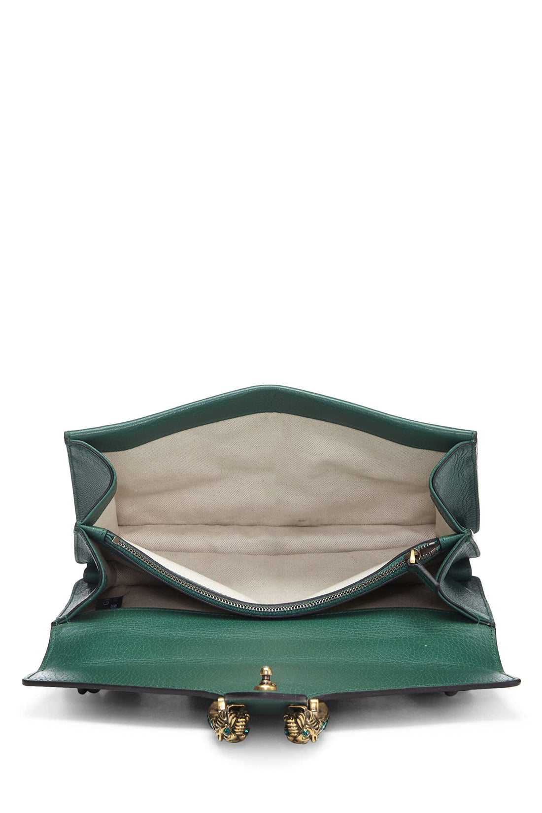 Gucci, Green Leather Dionysus Shoulder Bag Small, Green