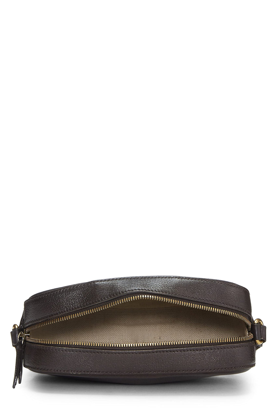 Gucci, Black Leather Webby Shoulder Bag Small, Black