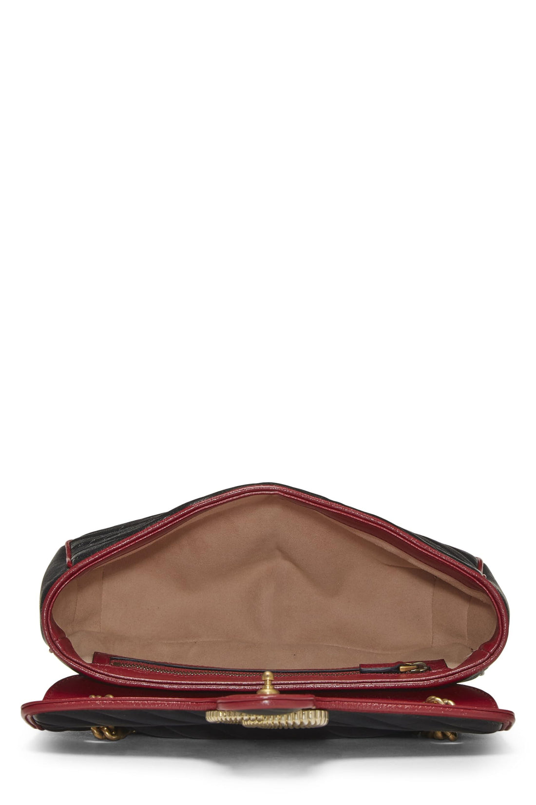 Gucci, Black Leather Torchon Marmont Shoulder Bag Small, Black