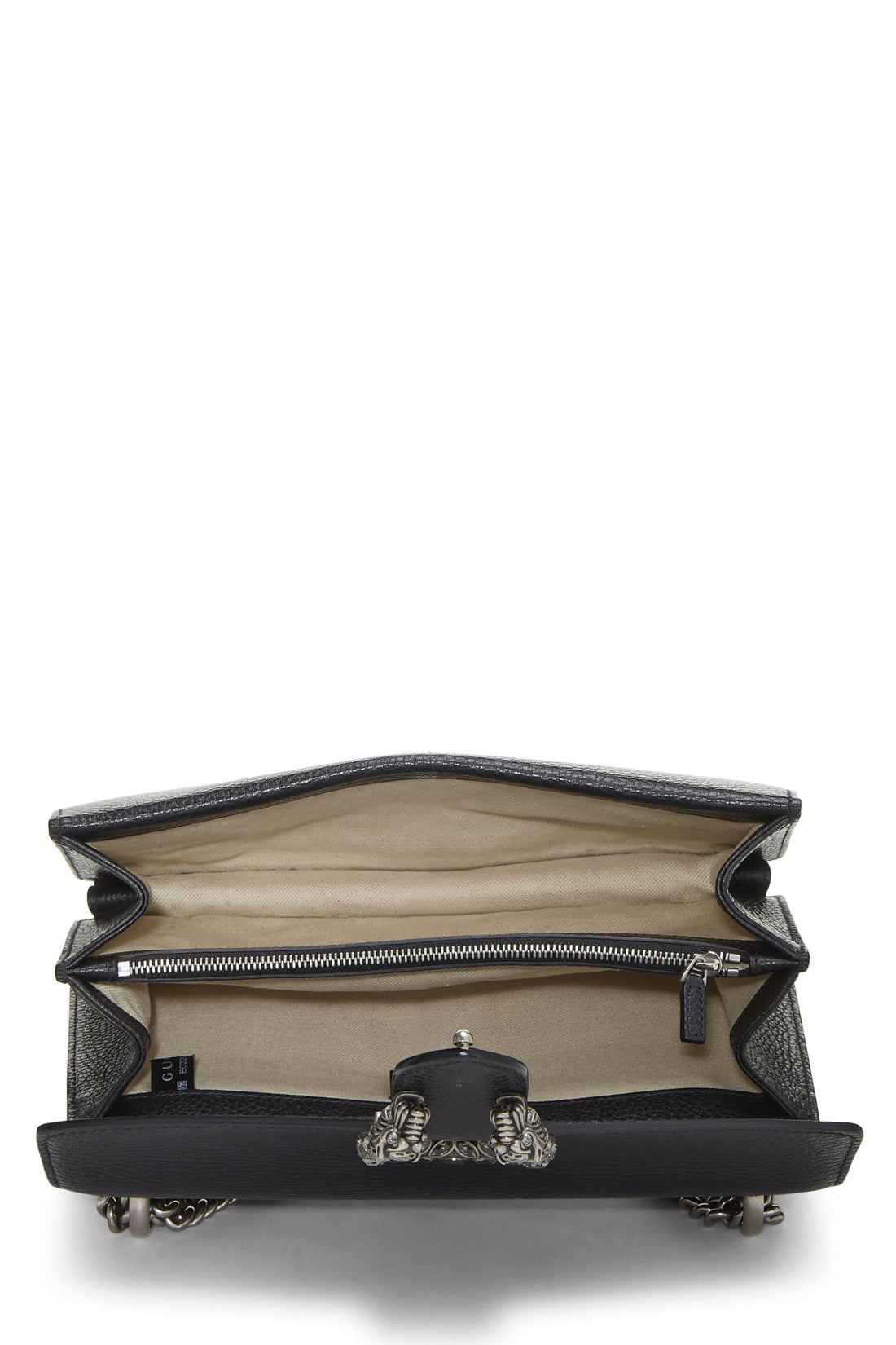 Gucci, Black Leather Dionysus Shoulder Bag Small, Black