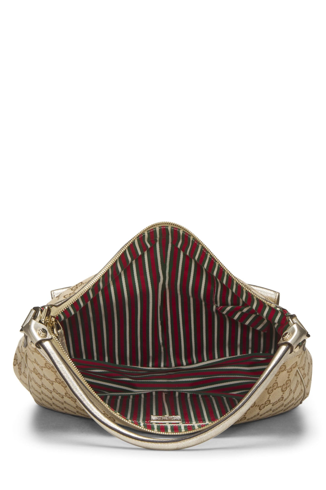 Gucci, Gold Original GG Canvas Abbey Shoulder Bag, Gold