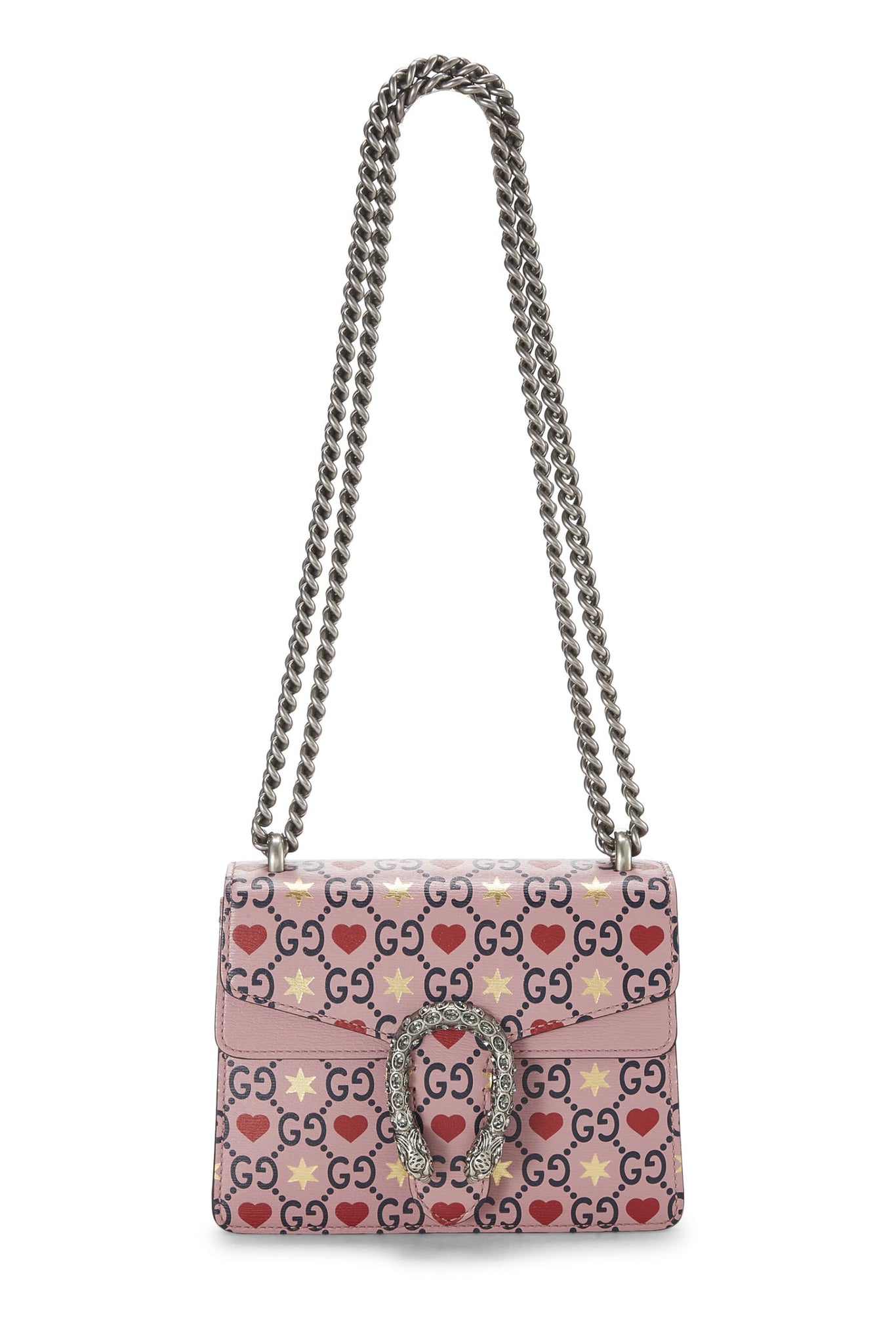 Gucci, Pink Valentine Dionysus Shoulder Bag Medium, Pink