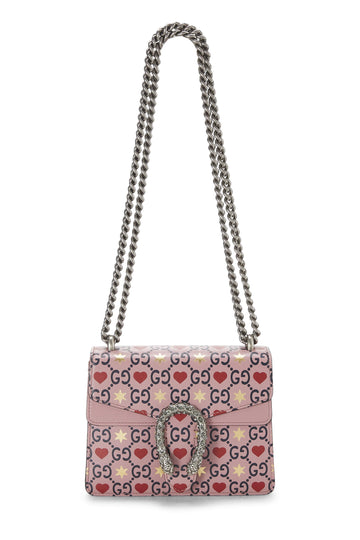 Gucci, Pink Valentine Dionysus Shoulder Bag Medium, Pink