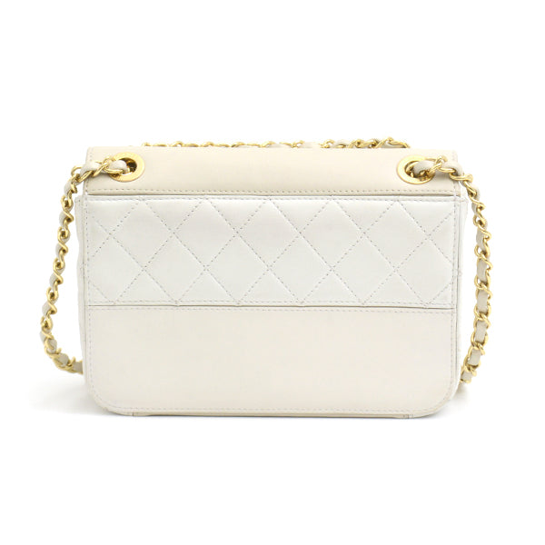Chanel Calf Leather Coco Mark Chain Shoulder Bag
