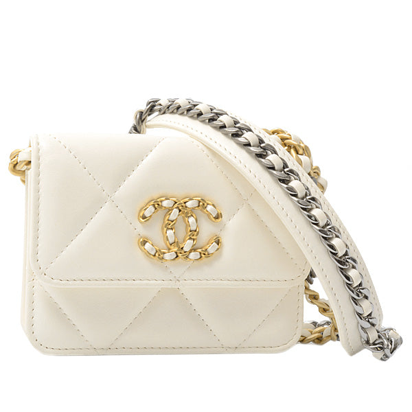 Chanel Lambskin Matelasse Compact Shoulder Bag