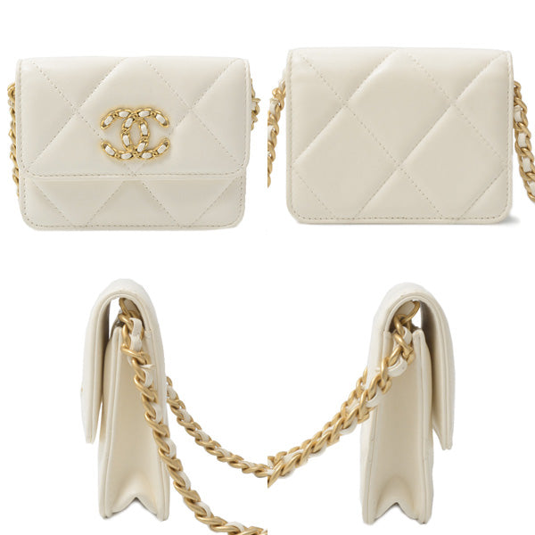 Chanel Lambskin Matelasse Compact Shoulder Bag