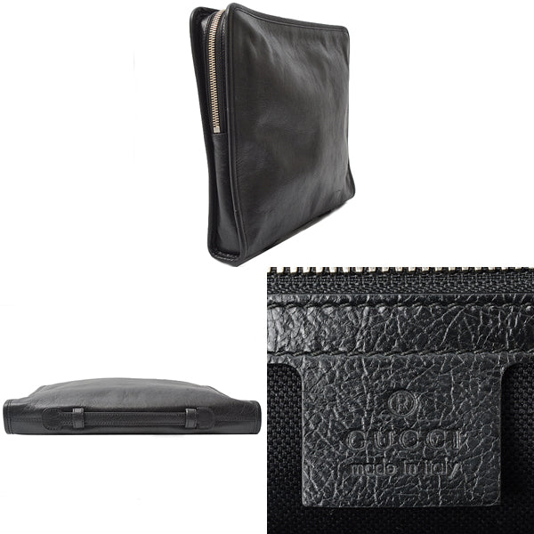 Gucci Men's Black Calfskin Clutch Bag 575829
