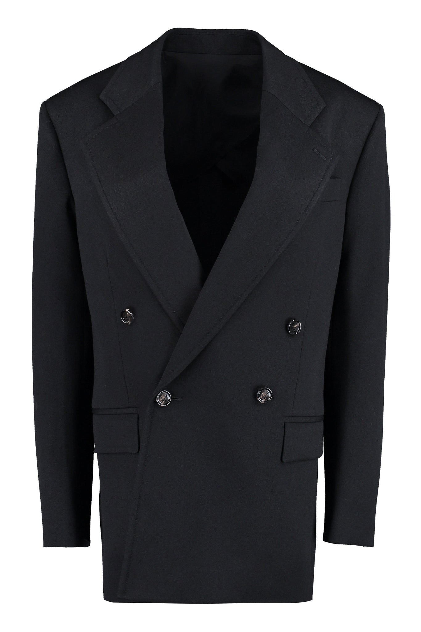 BOTTEGA VENETA Oversized Double-Breasted Wool Blazer